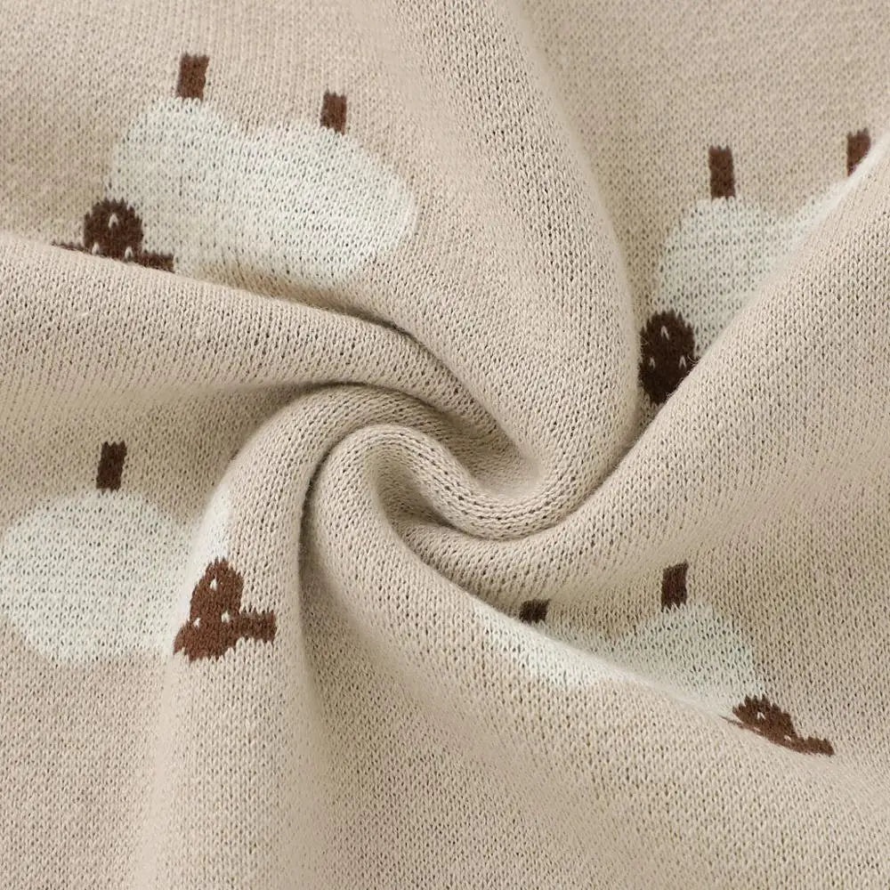 Cotton Knitted Swaddle Blanket