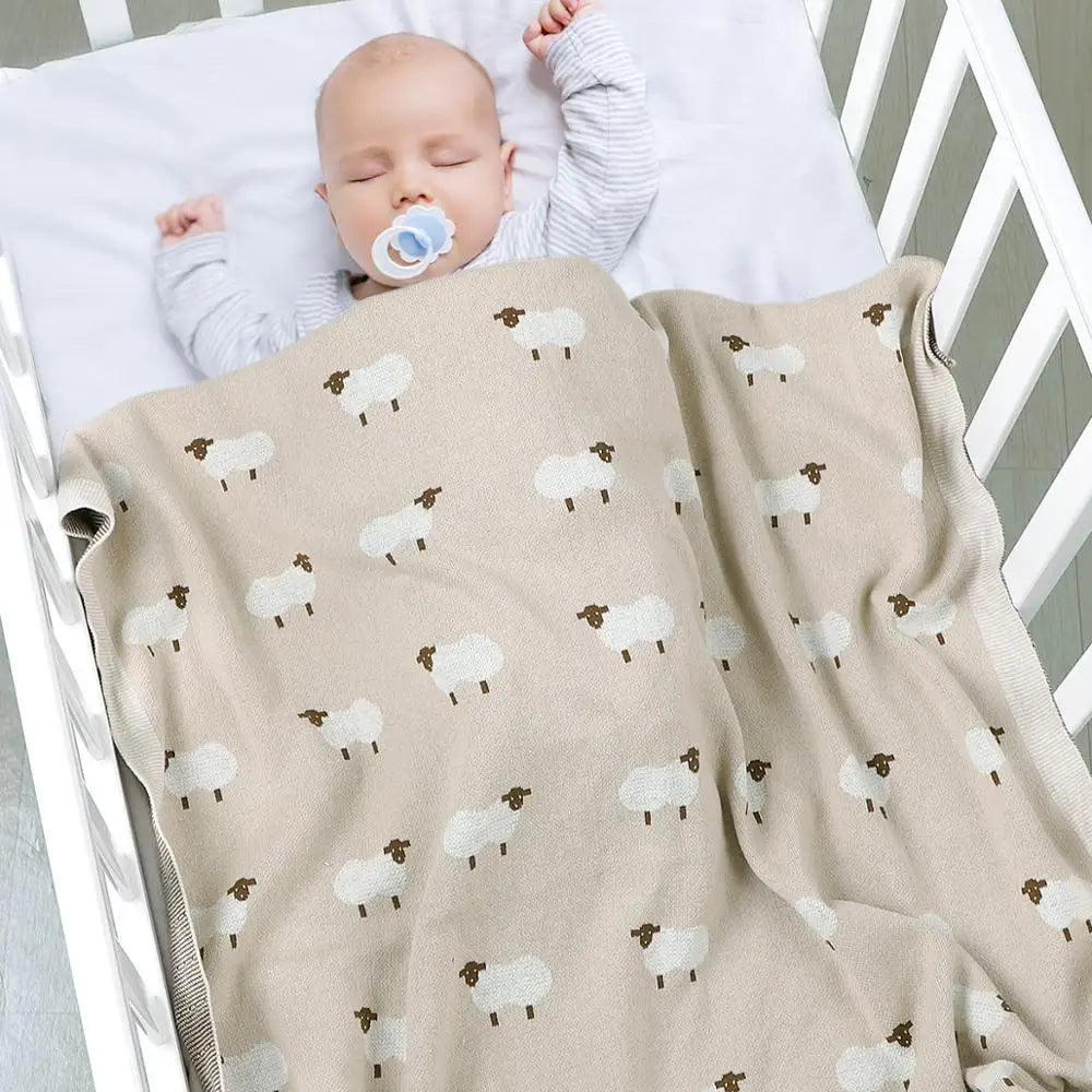 Cotton Knitted Swaddle Blanket
