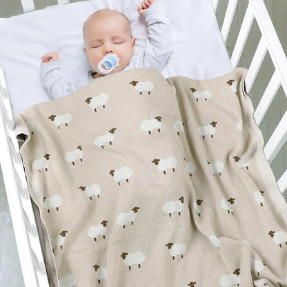 Cotton Knitted Swaddle Blanket