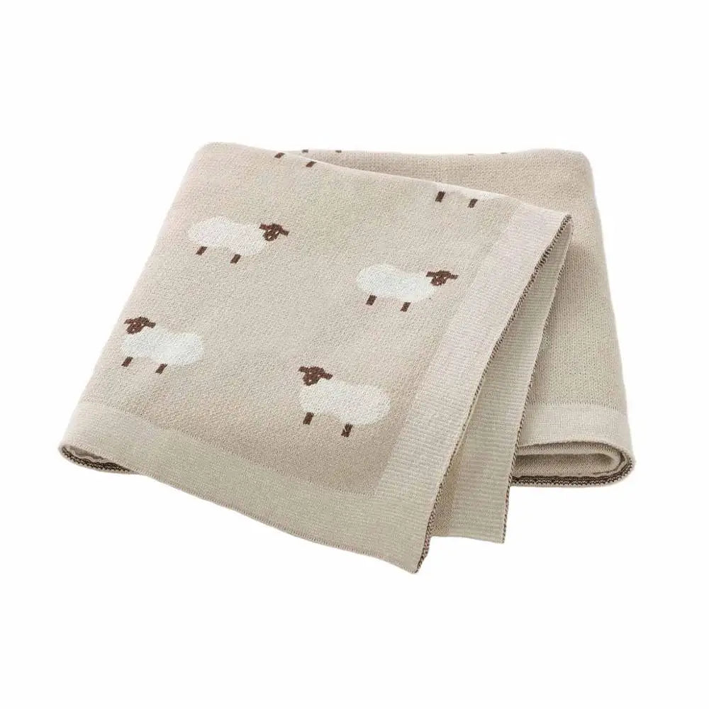 Cotton Knitted Swaddle Blanket
