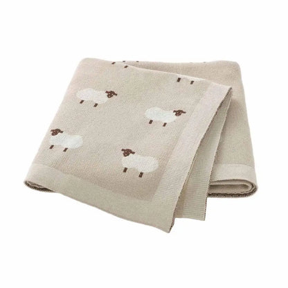 Cotton Knitted Swaddle Blanket
