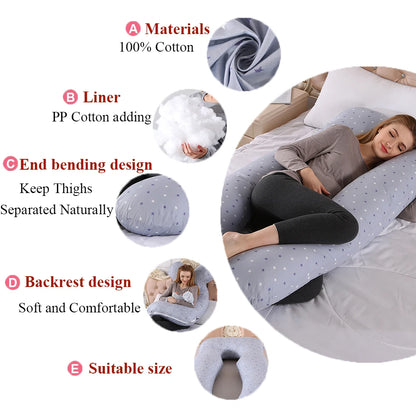 DreamComfort™ Full‑Body Pregnancy Pillow