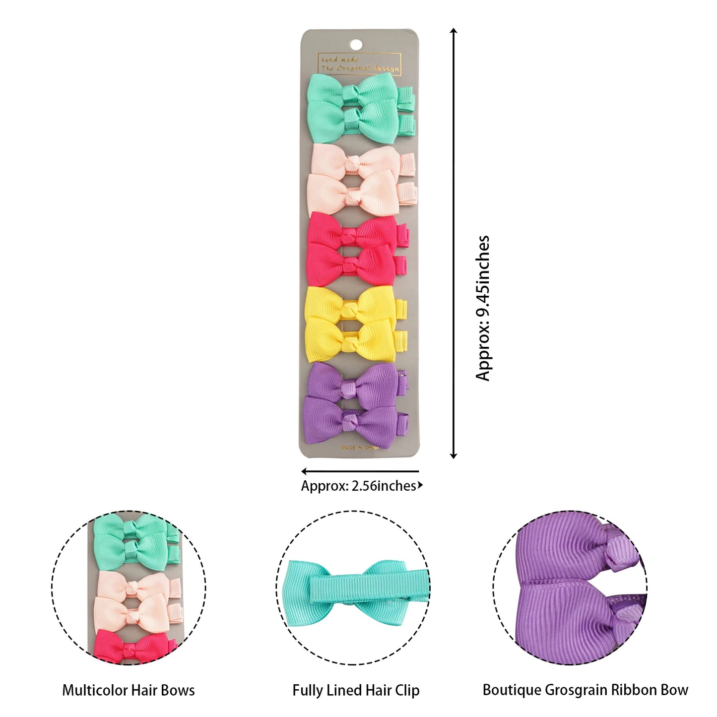 Boutique Baby Bow Clips