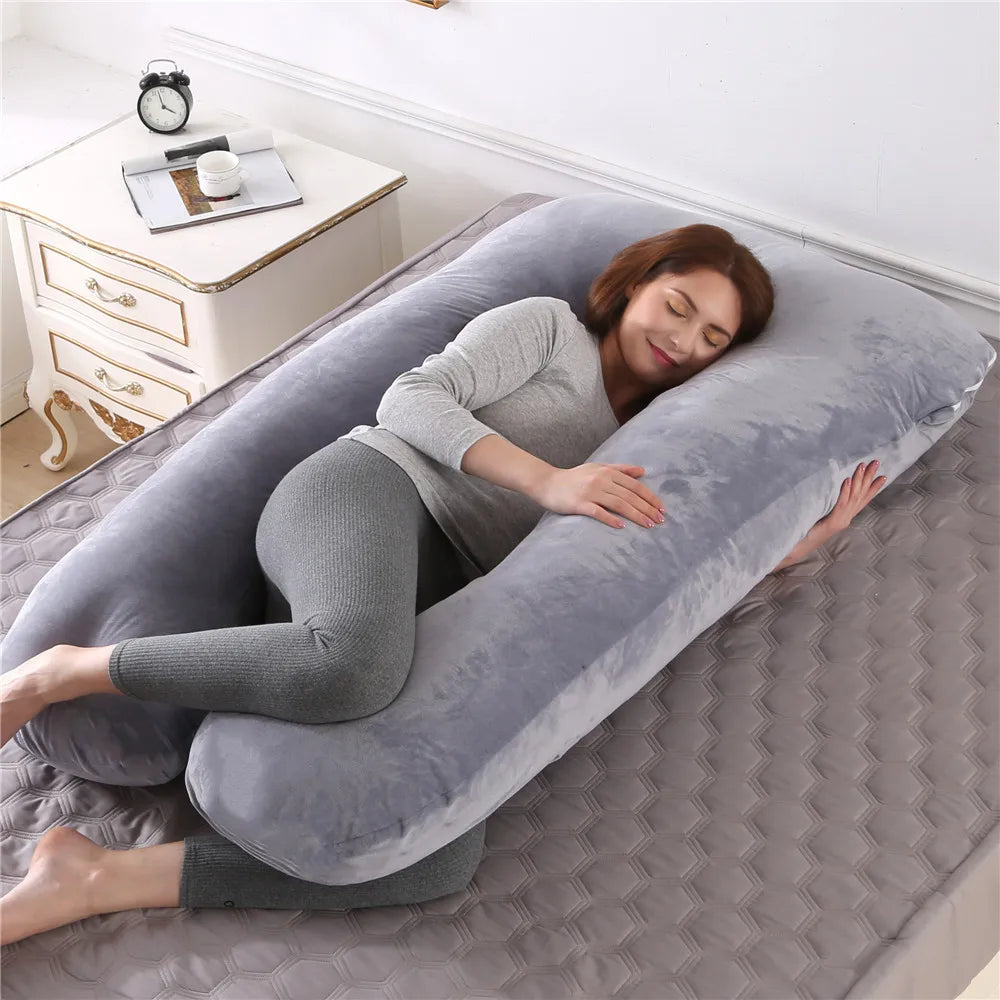 DreamComfort™ Full‑Body Pregnancy Pillow
