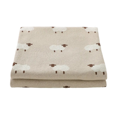 Cotton Knitted Swaddle Blanket