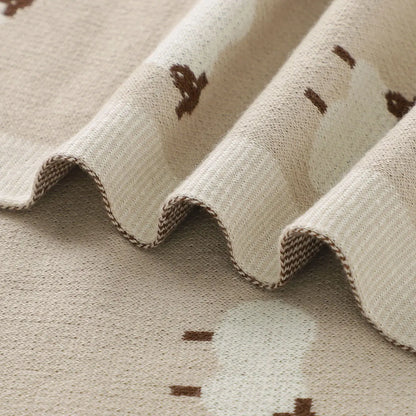 Cotton Knitted Swaddle Blanket