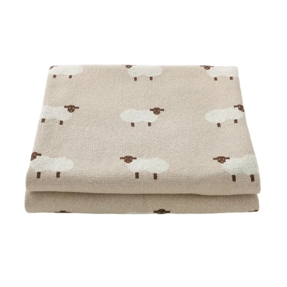 Cotton Knitted Swaddle Blanket