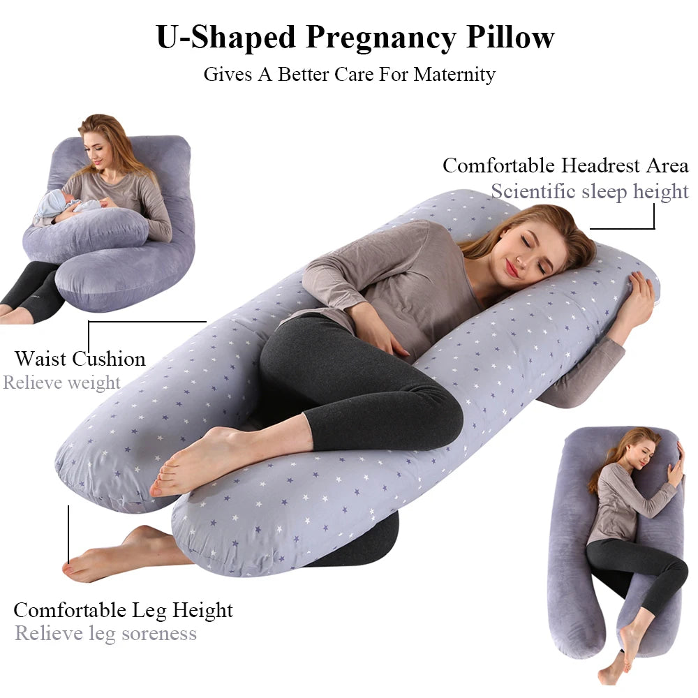 DreamComfort™ Full‑Body Pregnancy Pillow