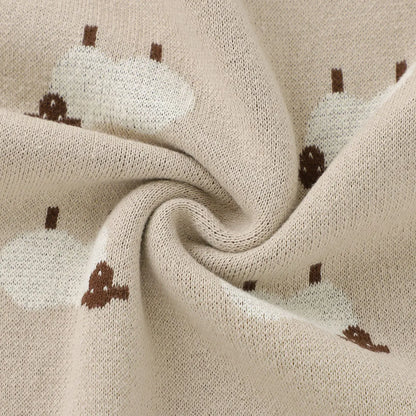 Cotton Knitted Swaddle Blanket