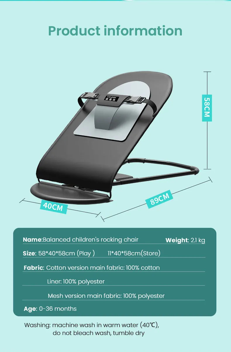 CloudRest™ Baby Recliner Rocker