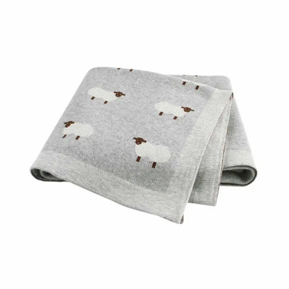 Cotton Knitted Swaddle Blanket