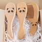 Engraved Panda Baby Brush Set