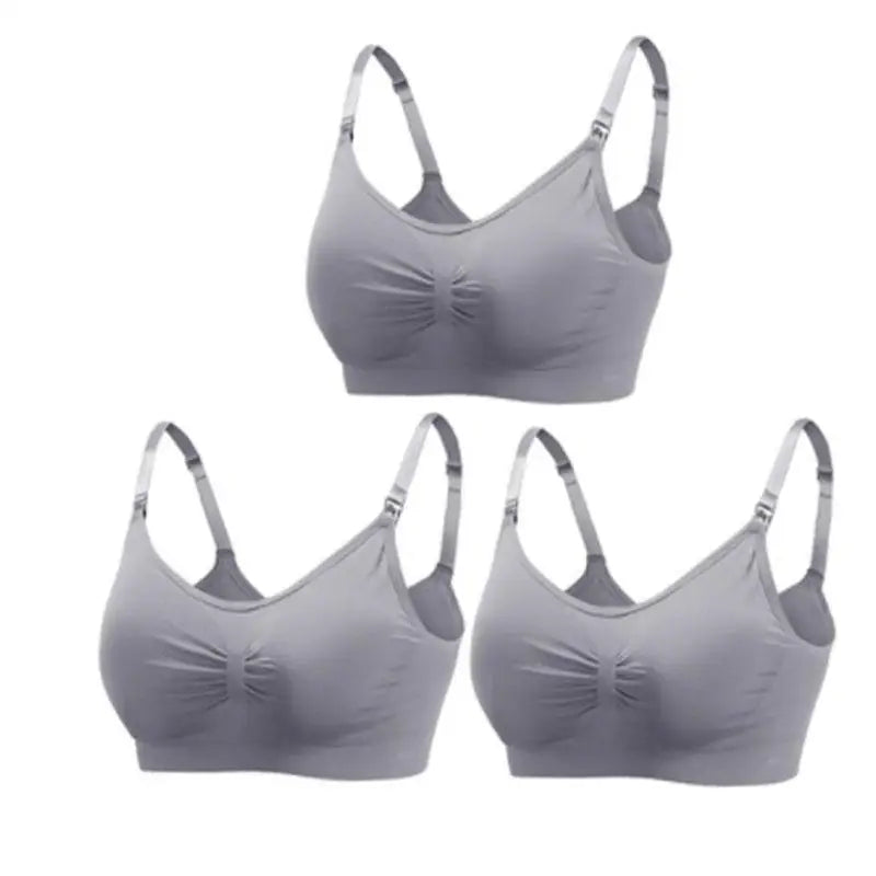 MumSoft™ Seamless Maternity Bra (3‑Pack)