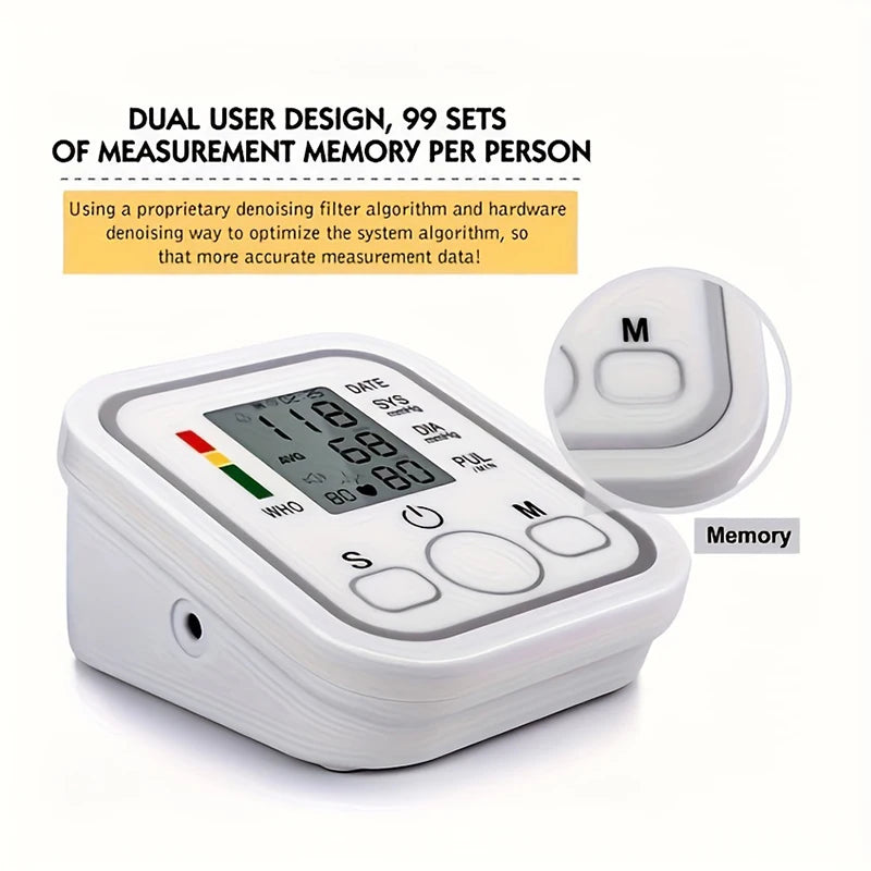 HealthGuard™ LED Digital Blood Pressure Monitor