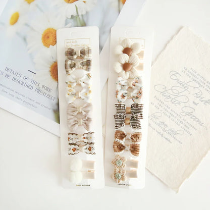 Baby Bow Scrunchie Set