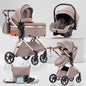 LuxeNest  3-in-1  Baby Strolle