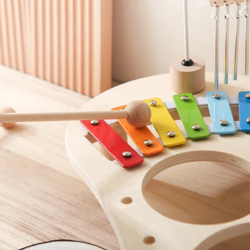 Montessori Wooden Musical Xylophone Table