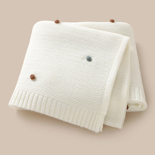 Knit Baby Blanket (90x70cm)