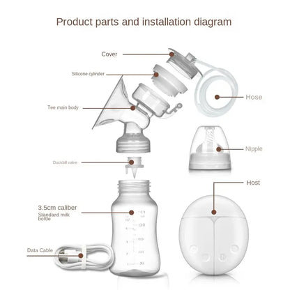 DualFlow™ USB Electric Double Breast Pump Set