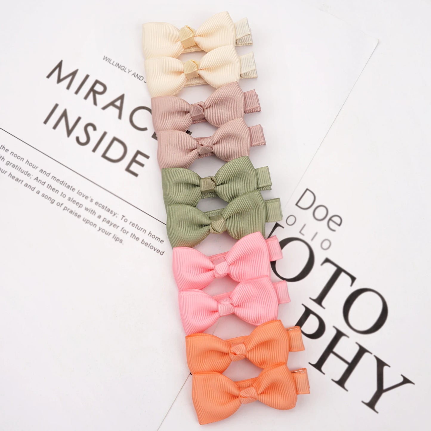 Boutique Baby Bow Clips