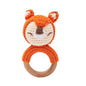 Wooden Animal Crochet Rattle