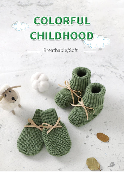 Knitted Newborn Baby Shoes