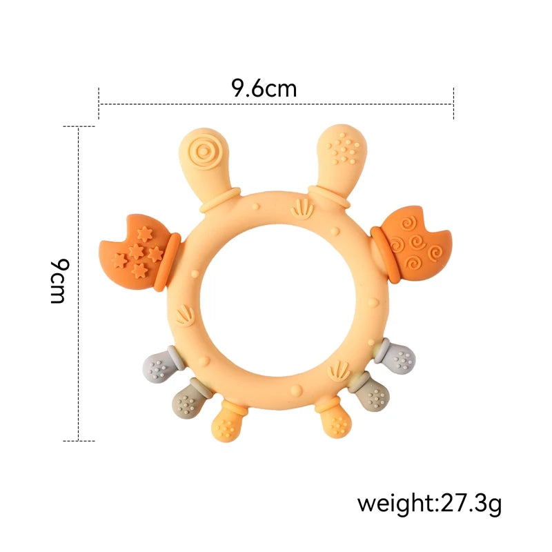 Dinosaur Silicone Teether Bracelet