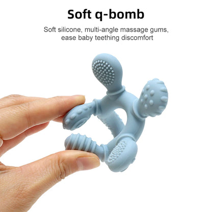 Silicone Sensory Ring Teether