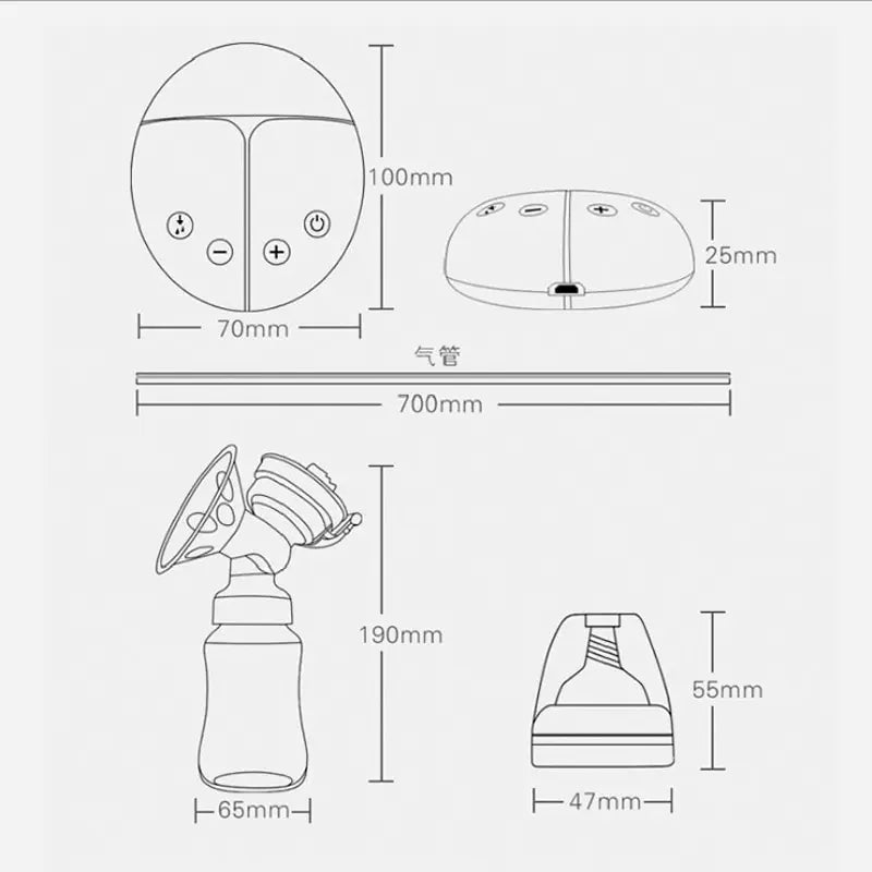 DualFlow™ USB Electric Double Breast Pump Set