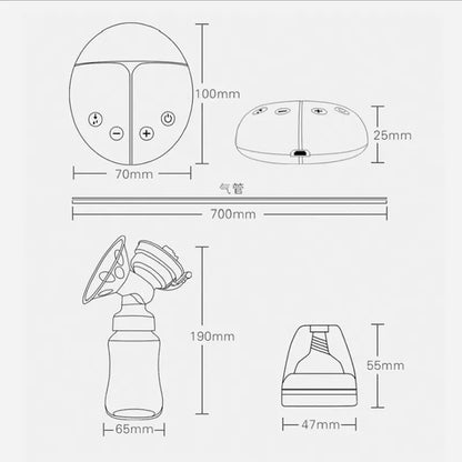 DualFlow™ USB Electric Double Breast Pump Set
