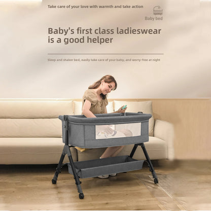 CalmCradle™ Rocking Bedside Cot
