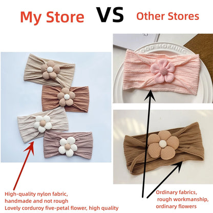 Floral Nylon Baby Headband