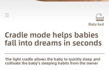 CalmCradle™ Rocking Bedside Cot