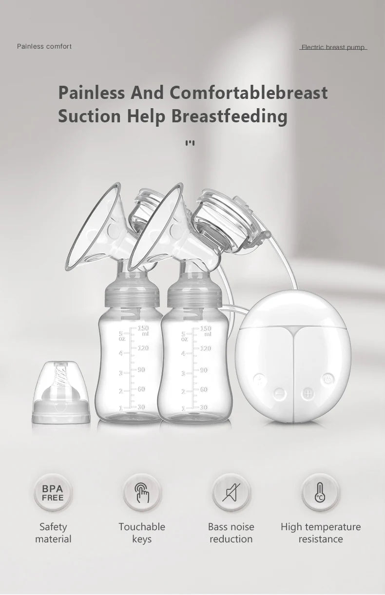 DualFlow™ USB Electric Double Breast Pump Set