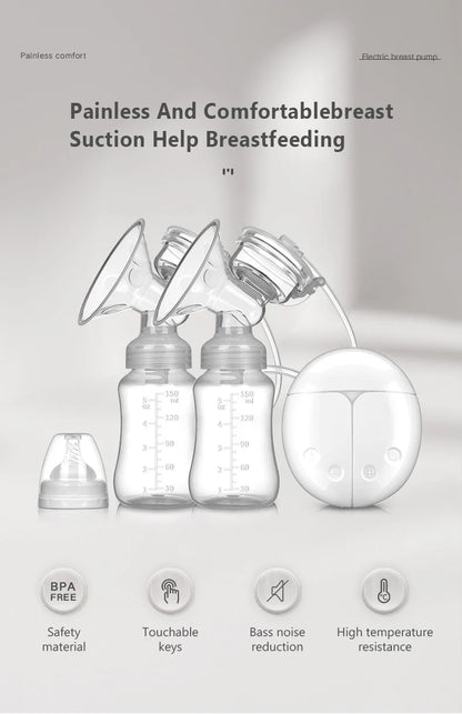 DualFlow™ USB Electric Double Breast Pump Set