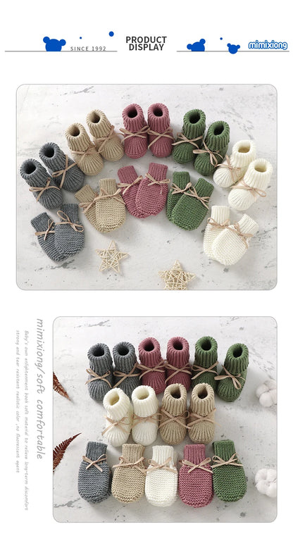 Knitted Newborn Baby Shoes