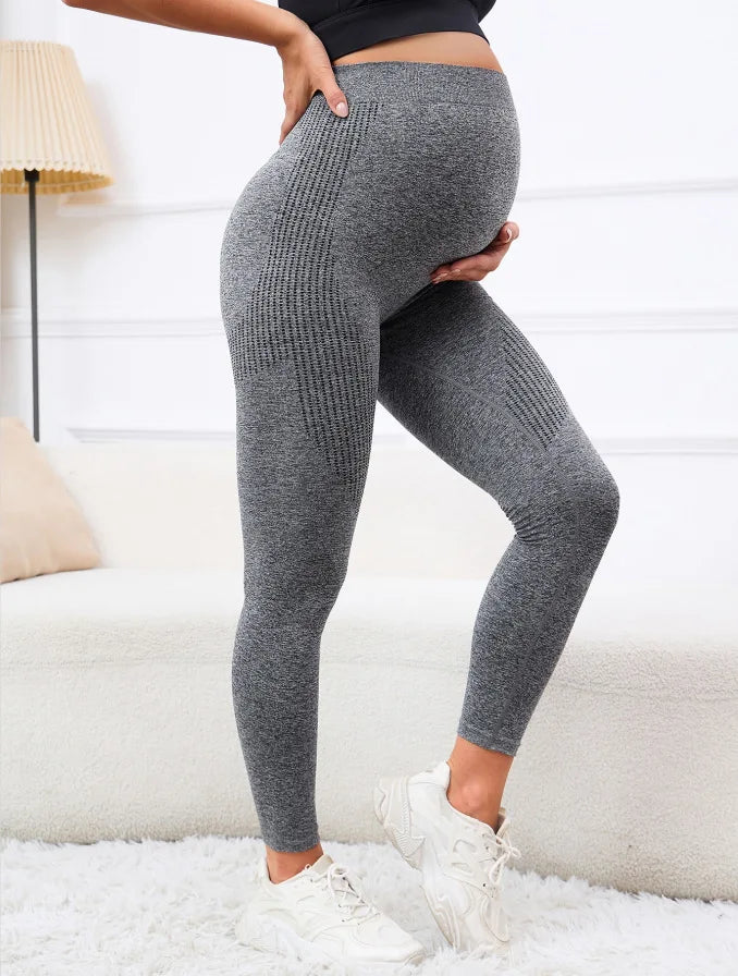 BabyBumpFlex™ High‑Waist Maternity Support Leggings