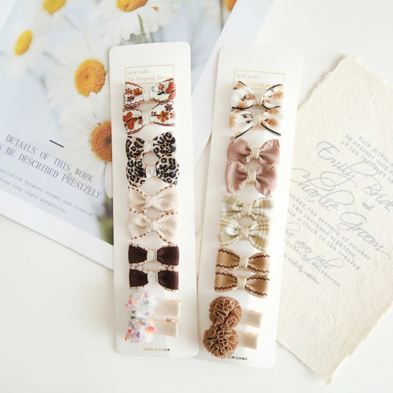Baby Bow Scrunchie Set