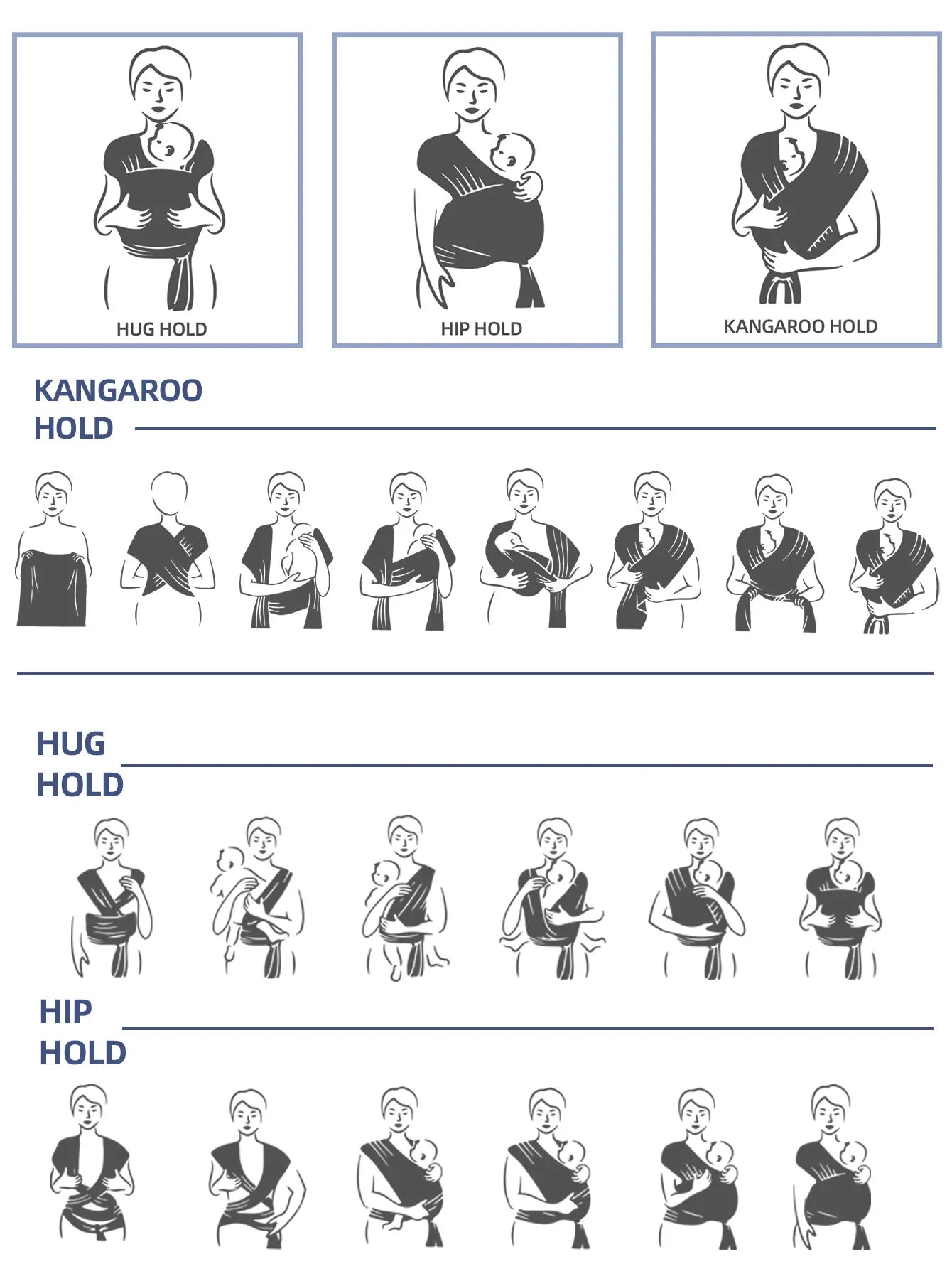 SnugWrap™ Newborn Baby Sling