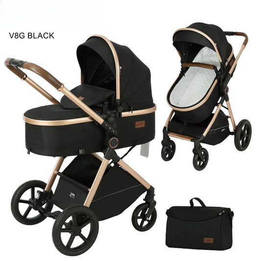 Elevare 2-in-1 High View Pram- baby stroller