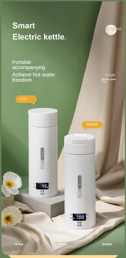 HeatMate™ 500ml Travel Electric Bottle Kettle
