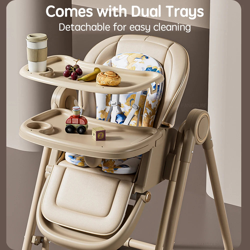 PANGDUBE 2-in-1 Baby High Chair Rocker