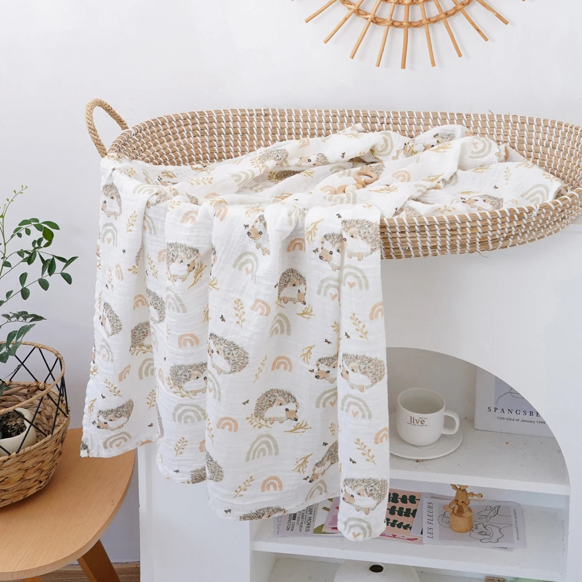 Cotton Muslin Swaddle Blanket
