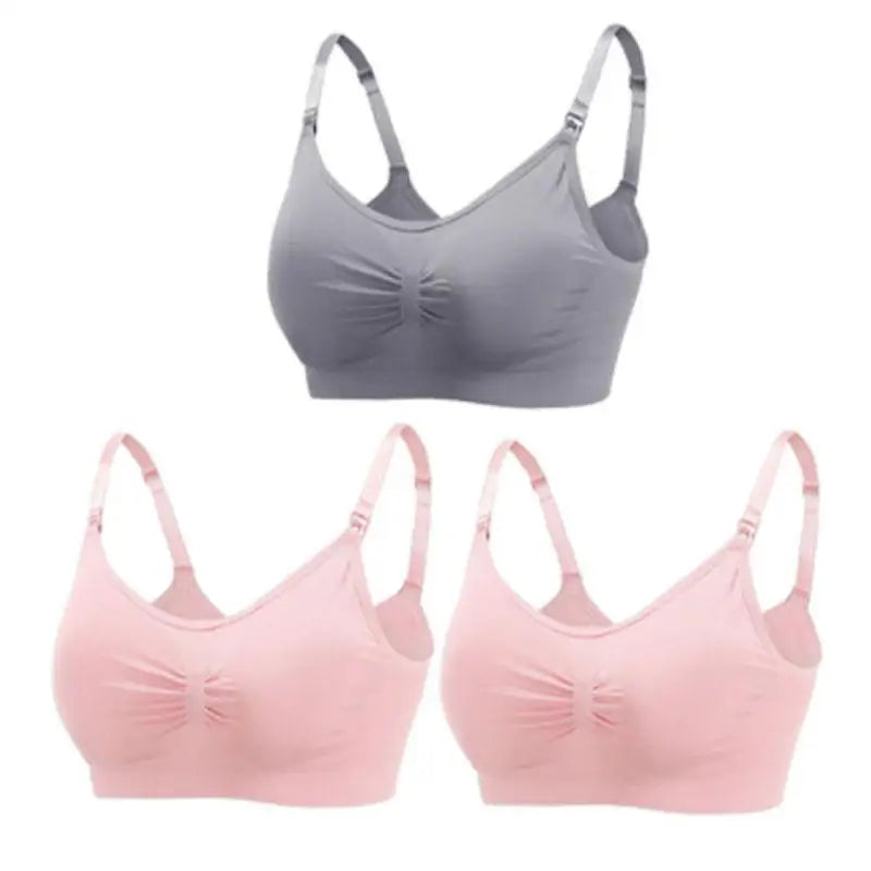 MumSoft™ Seamless Maternity Bra (3‑Pack)