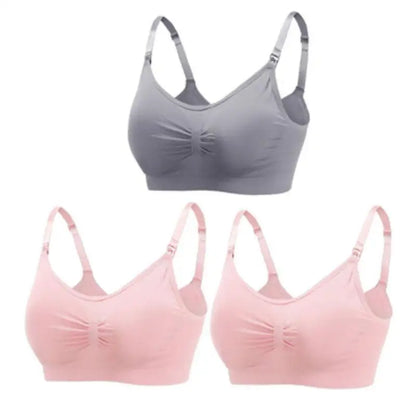 MumSoft™ Seamless Maternity Bra (3‑Pack)