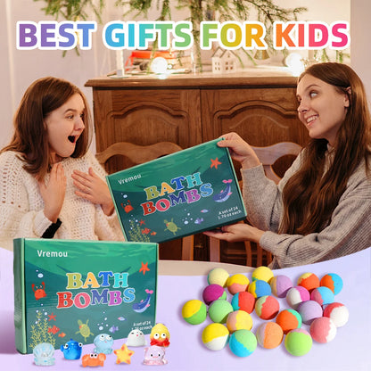🎁 “Magic Bath Bomb Box – 24 Surprises of Fun!” 🛁✨