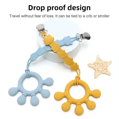 Silicone Sensory Ring Teether