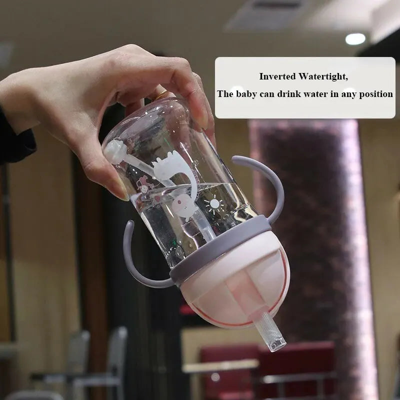 SipBuddy™ Leak‑Proof Straw Bottle (350ml)