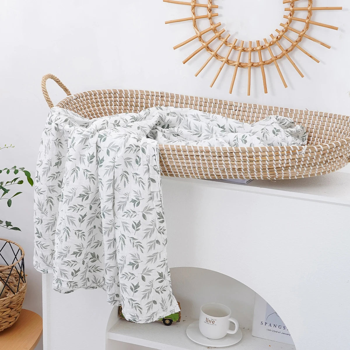 Cotton Muslin Swaddle Blanket