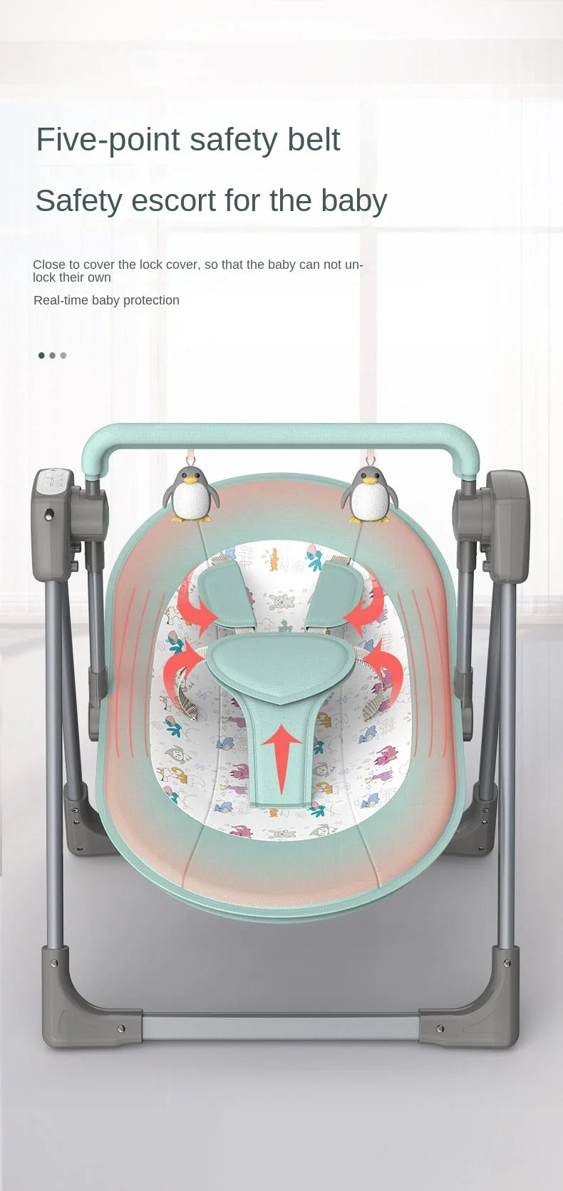 SereniNest™ Portable Electric Cradle